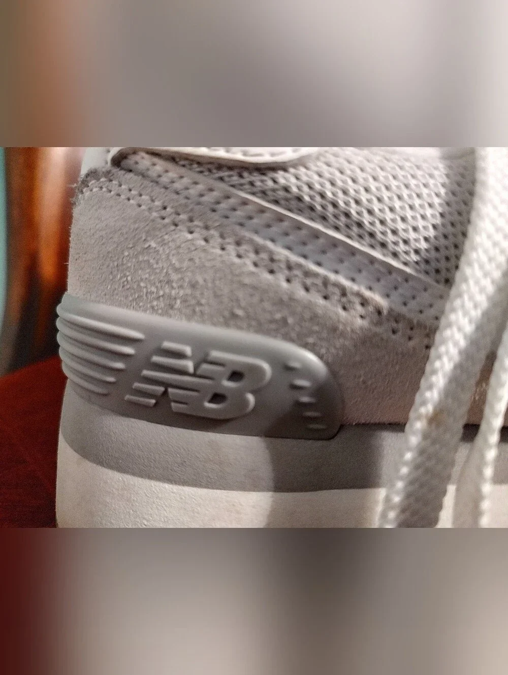 New Balance 574  Women’s Platform Sneakers - Reflection/Rain Cloud/White Womens8